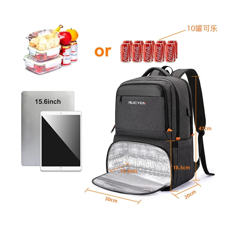 2024 New Backpack for Girls High School and College Students School Bags, Water-Repellent Lunch Bags, Insulated Bags, Lunch Bags