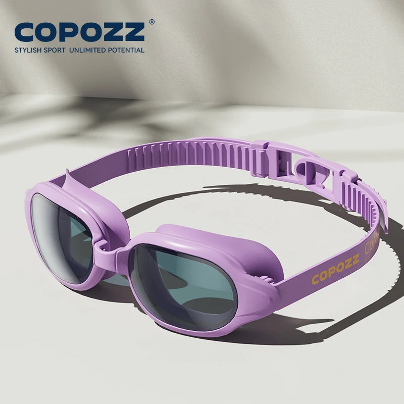 COPOZZ Myopia Swimming Goggles Male Female Adult Swim Goggle CoNANO Imported Anti Fog Pool Swimming Glasses Eyewear -1.5 to -7