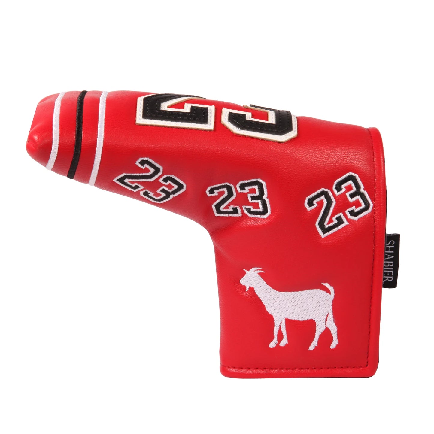 Blade Covers golf putter blade cover White Golf Putter Cover Headcover Closure for Blade Golf Putter