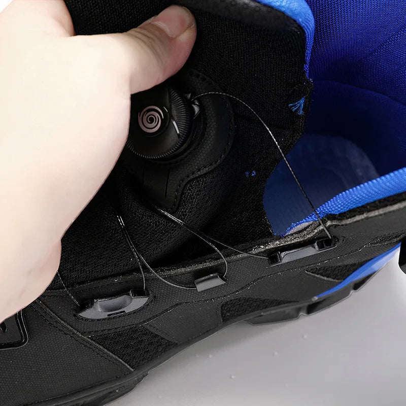 Motorcycle Boots Men's Mid-Calf Motocross Races Protective Boots Outdoor Breathable Non Slip Motos Sports Shoes Botas Moto Hombr