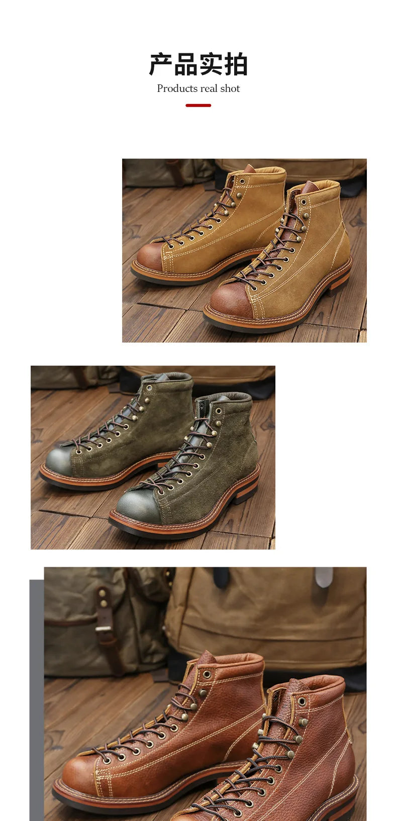 Motorcycle Boots Waterproof  Microfiber Material Moto Boots Motorcycle Shoes Motorbike Chopper Cruiser Touring Ankle Shoes