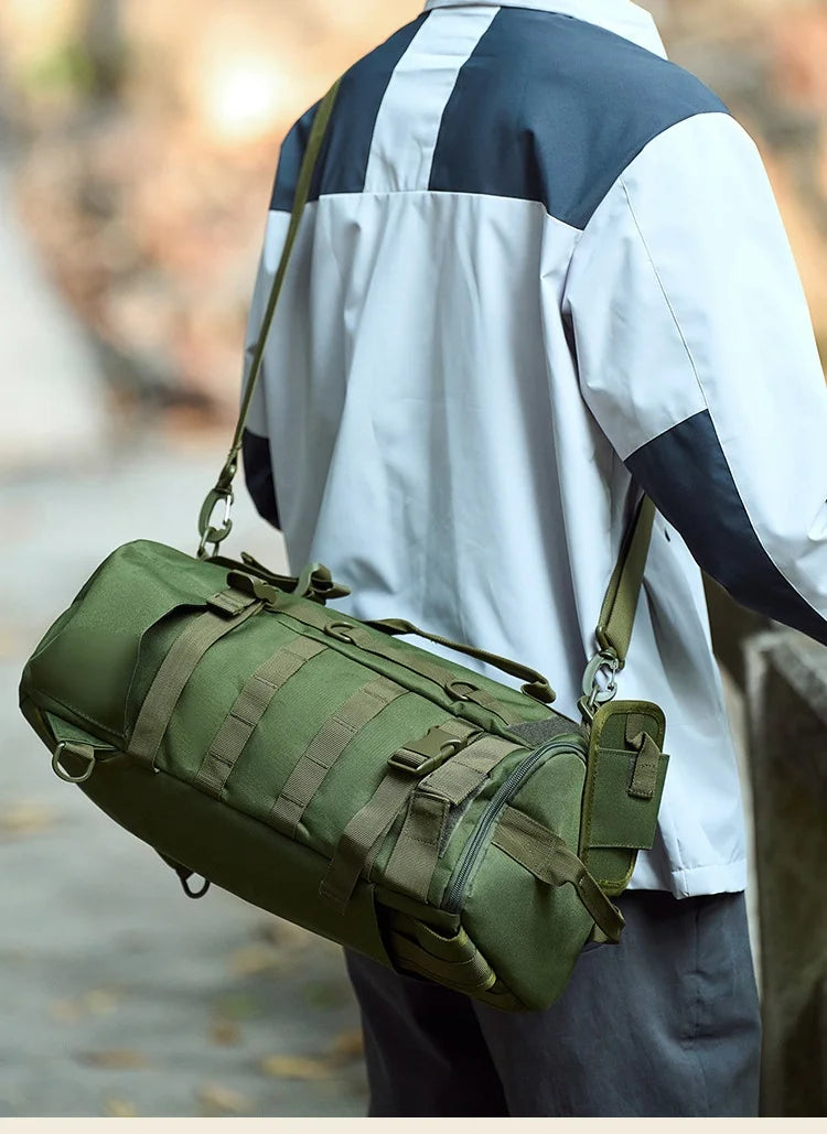 Outdoor Hiking Sports Tactical Backpack Waterproof Riding Fishing Bag Rucksack Men Women Climbing Camping Travel Shoulder Bags