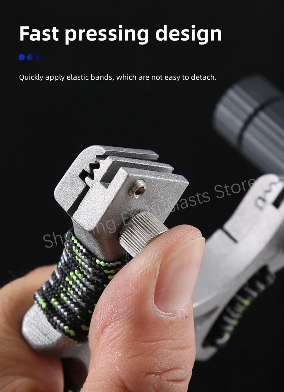 High Precision Flat Tape Catapult Outdoor Shooting Professional Slingshot High-quality Alloy Hunting Sports Game