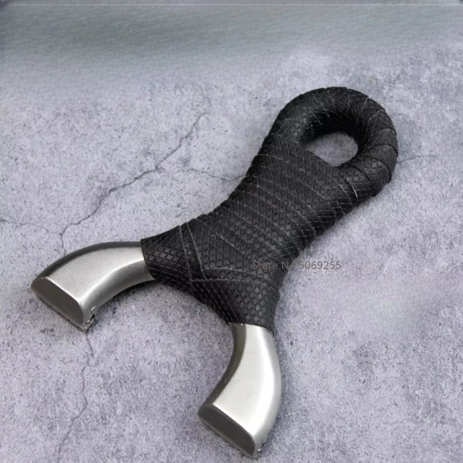 Stainless Steel Hunting Slingshot Quick Pressure Installation Rubber Band Professional Shooting Catapult for Tactical Game Toys