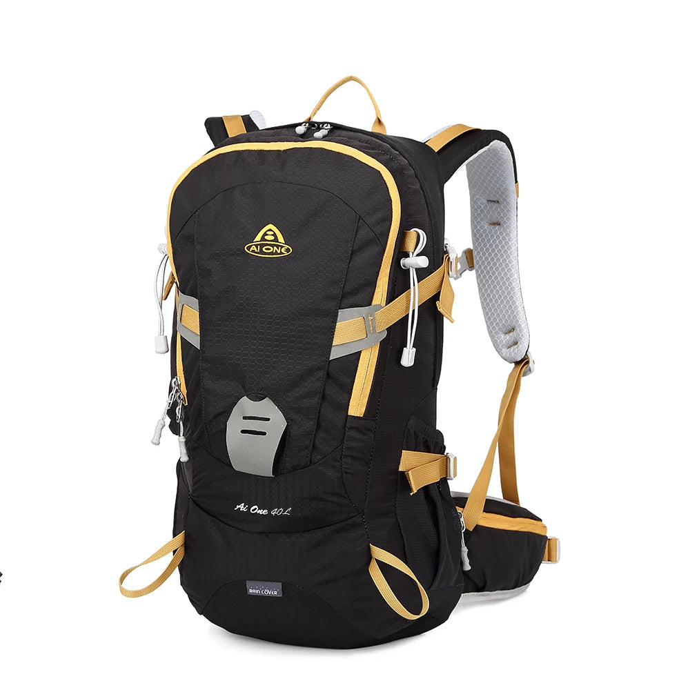 40L Hiking Backpack Waterproof Camping Essentials Bag with Rain Cover Travel  Lightweight Backpacking Back Pack Hiking Daypack