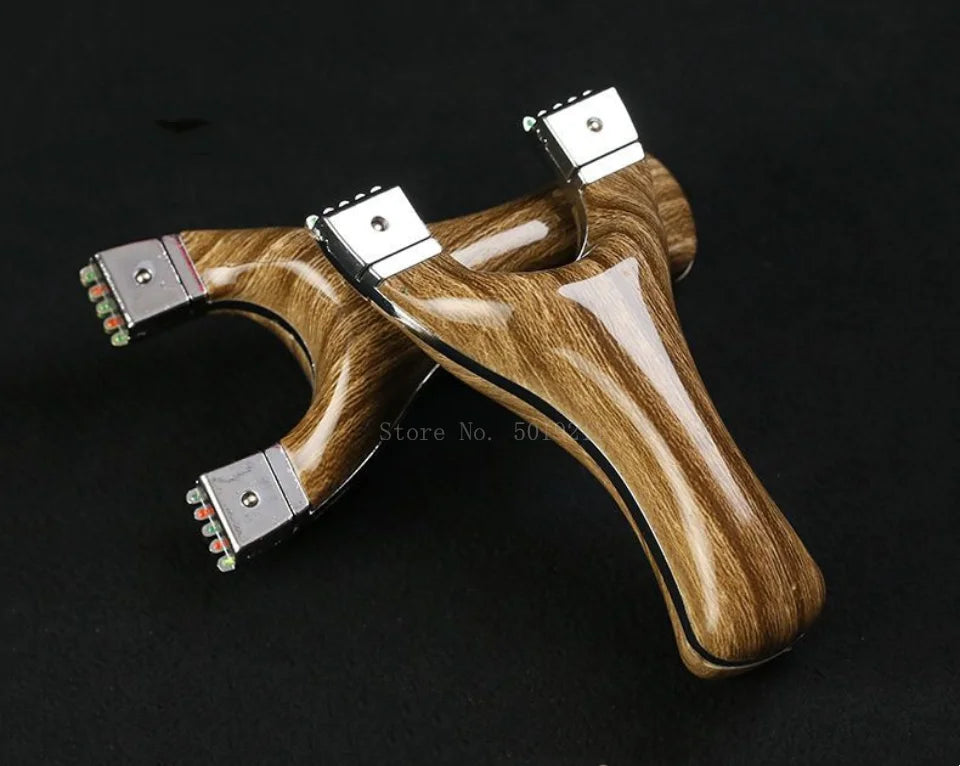 Professional Hunting Slingshot Resin Slingshot Flat Rubber Band Powerful Game High Quality Catapult Competition Toy Accessories