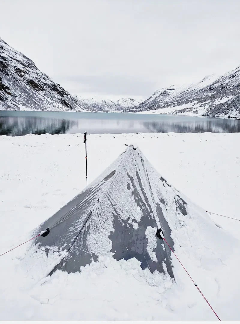 3F UL GEAR LanShan 1 pro Just 690 Grams 1 Person Outdoor Ultralight Camping Tent 3/4 Season 230*80*125CM Two Side Camping Tent