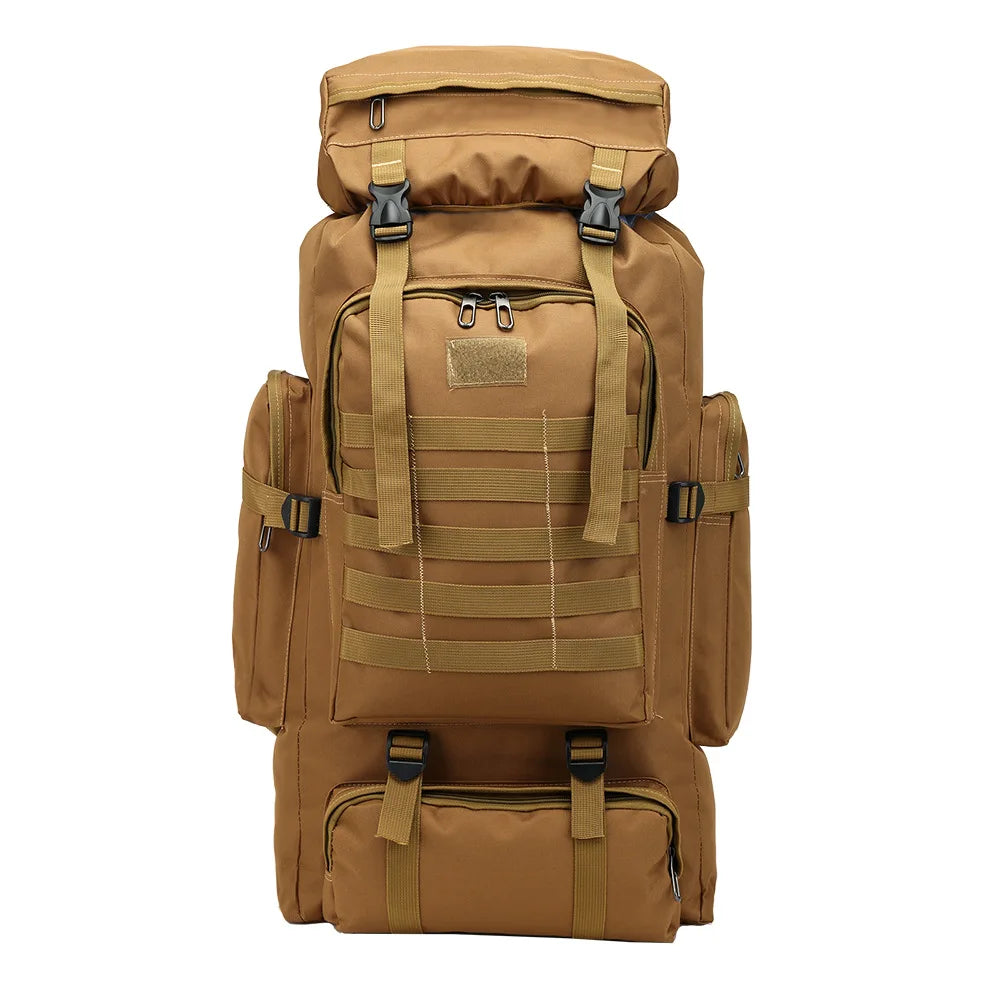 Tactical Backpack 80L, Military Backpack, Waterproof Backpack, Used for Camping, Hunting, Fishing, Hiking