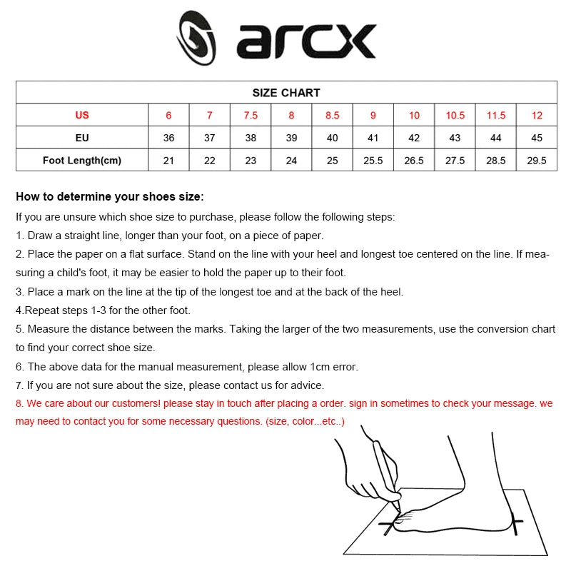 ARCX Motorcycle Boots Street Riding Shoes Anti-Slip Outdoor Trekking Hike Work Shoes for Men Breathable Non-slip Anti-fall