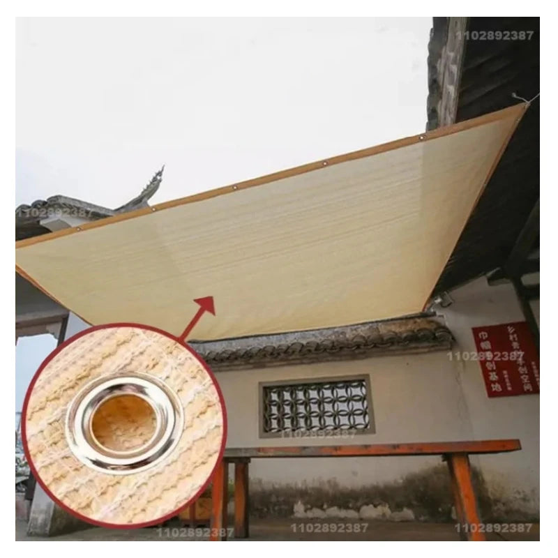 Outdoor Garden Shading Net, Terrace Awnings, Camping Shade Cover Mesh, UV Protection, HDPE Sunscreen Fabric, Shade