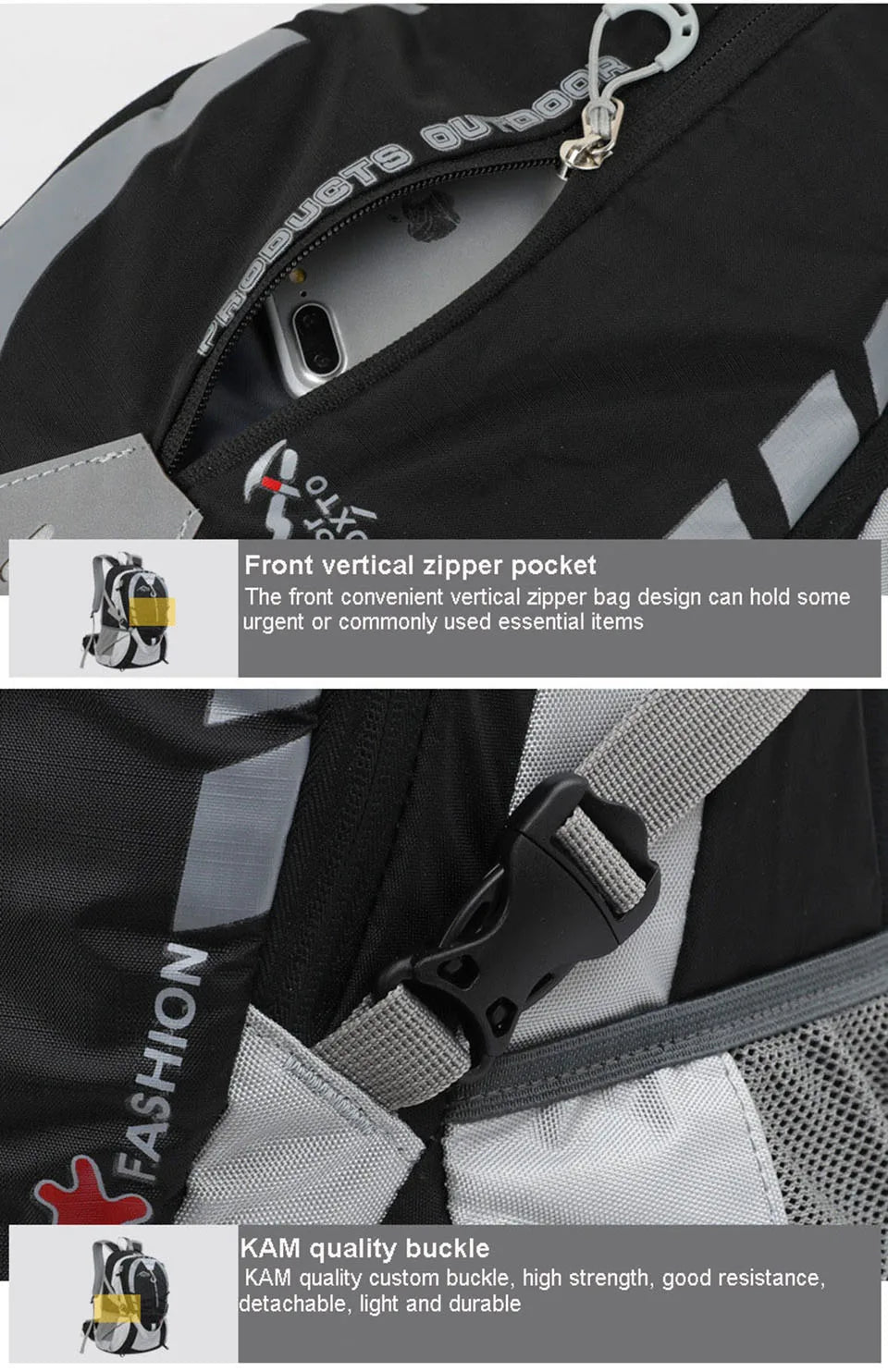 1Pcs Outdoor Sport Bag LOCAL LION 40L Backpacks Travel Bag Men Waterproof Rucksack Backpack