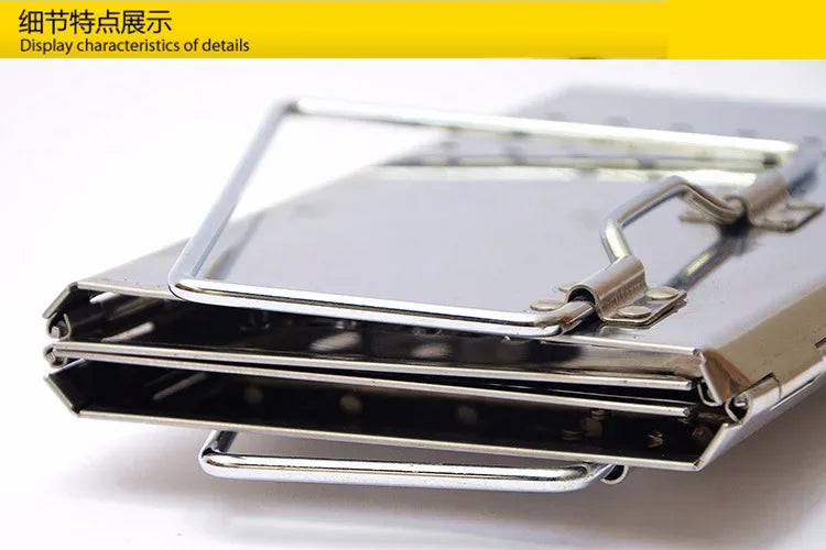 Portable Charcoal Starter Stainless Steel Outdoor Barbecue Grill Fire Starter Folding Carbon Stove BBQ Grill Heating Stove