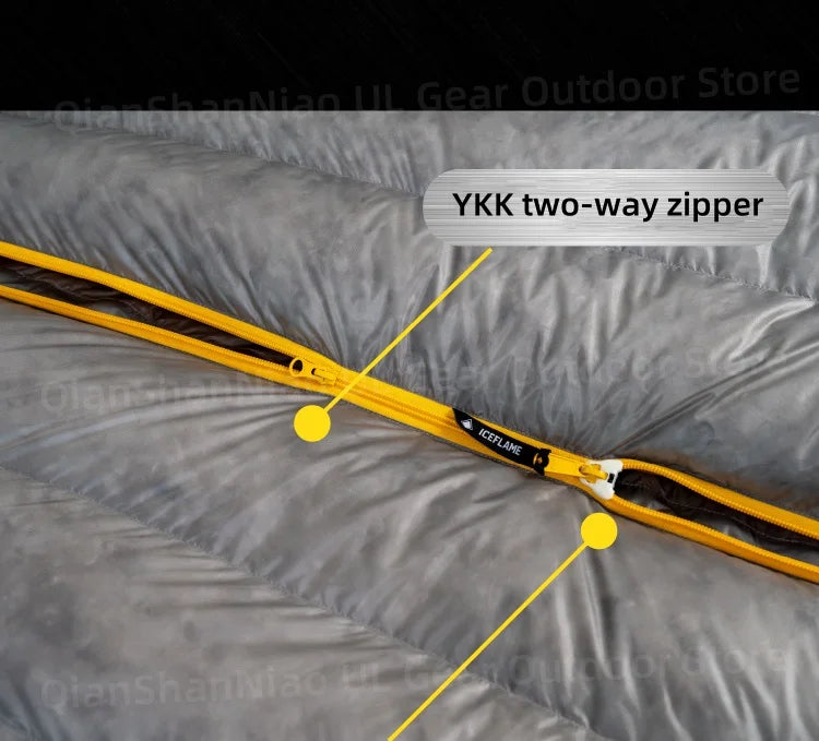 Ice Flame NXT 800FP Sleeping Bag Outdoor Camping Mummy Down Sleeping Bag Ultralight Trekking Mountaineering 10D Sleeping Bag