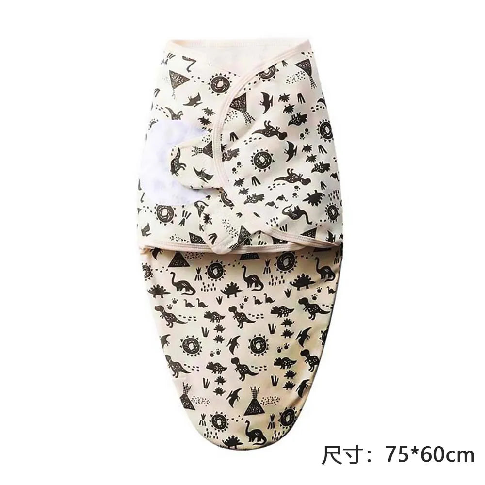 Wholesale baby sleeping bag newborn envelope cocoon wrap swaddle soft 100% cotton 0-6 months sleep blanket