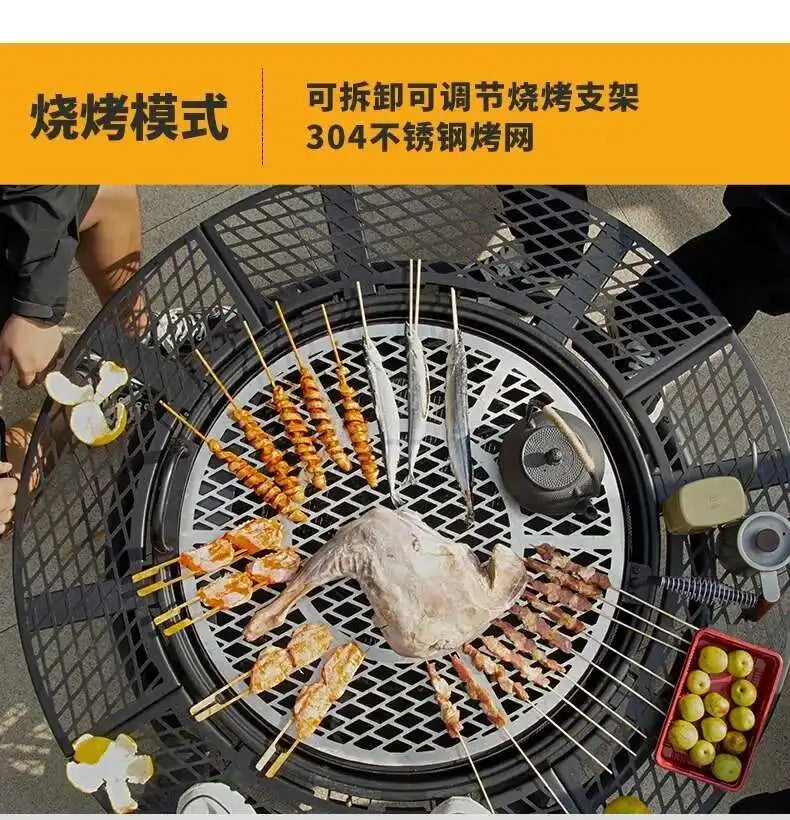 CX010AJ Modern High Quality Barbecue grill, household wood heater, patio, villa campfire, fireplace table, charcoal brazier