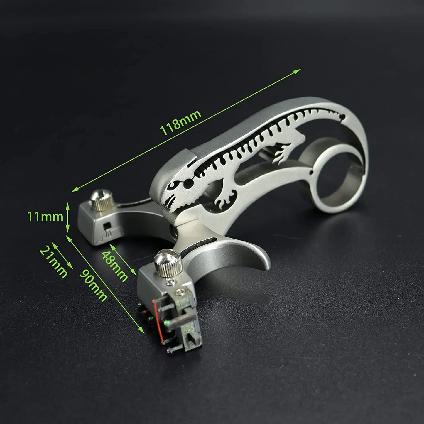 1 Set Powerful Metal Hunting Slingshot Competition-Grade Outdoor Sling Shot High-Power  Outdoor Hunting Sports