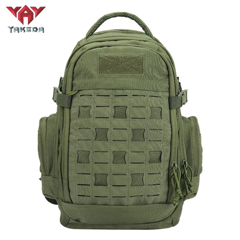 YAKEDA Assault Tactical Molle Backpack Fans 600D Sports Outdoor Bag High Capacity Tourism Hiking Mountain Camping Bags