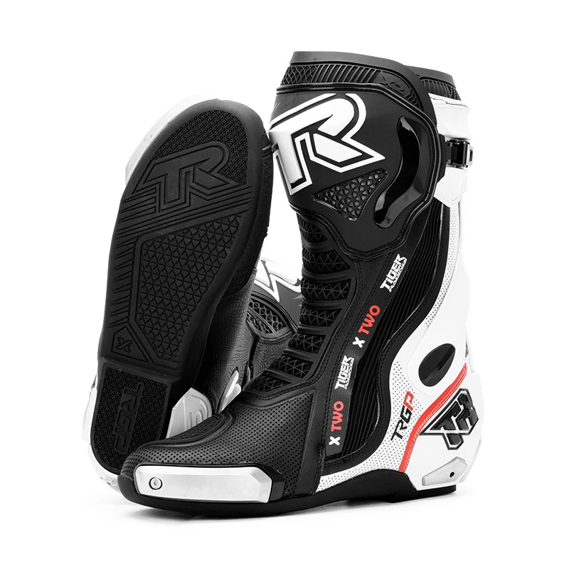 TR Motorcycle Long Boots Motocross Off-Road Rally Professional Racing Boots Motorbike Rider Biker Shoes Protection Equipment