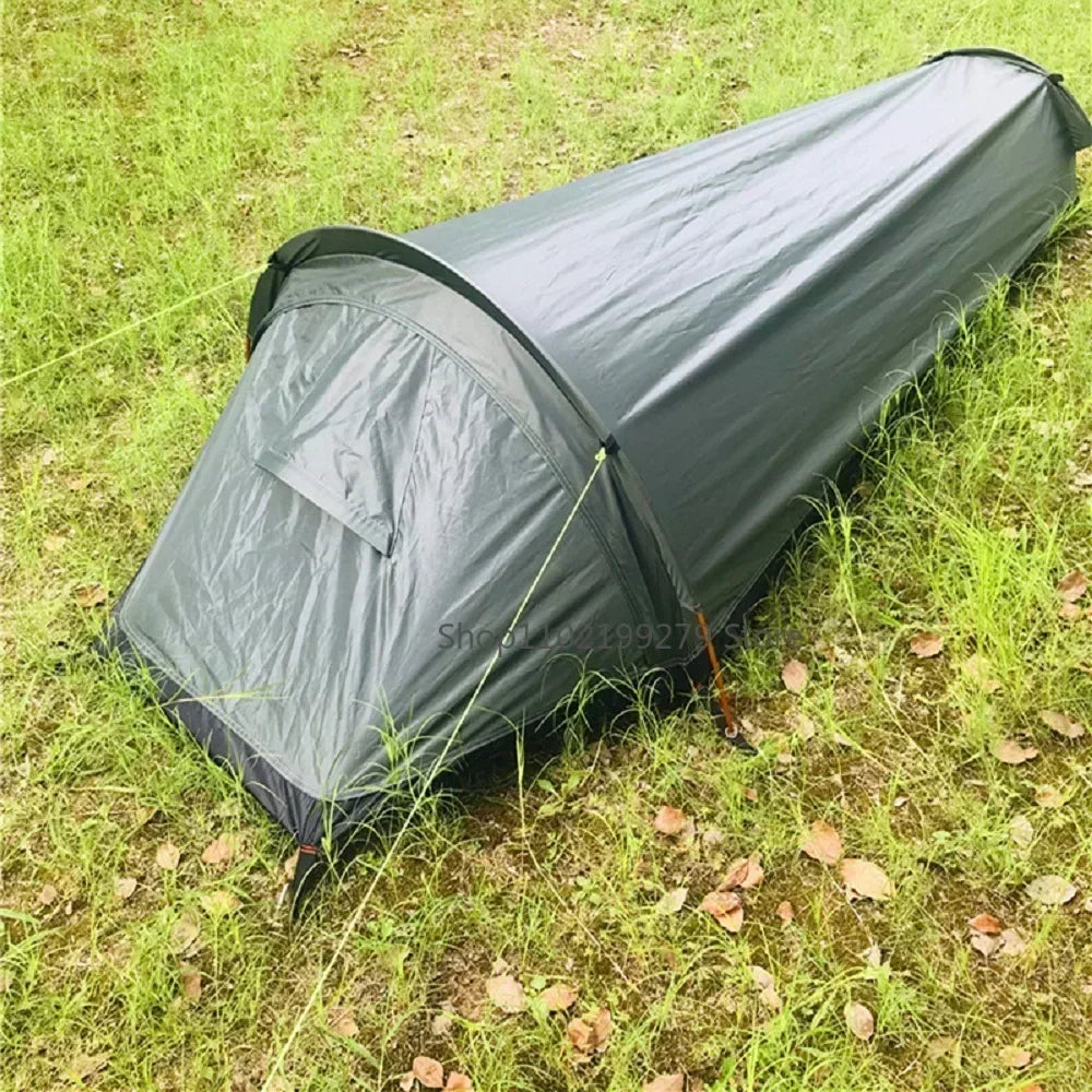 2025 New Backpacking Tent Outdoor Camping Sleeping Bag Tent Hiking Traveling Equipment Lightweight Single Person Sleeping Tent
