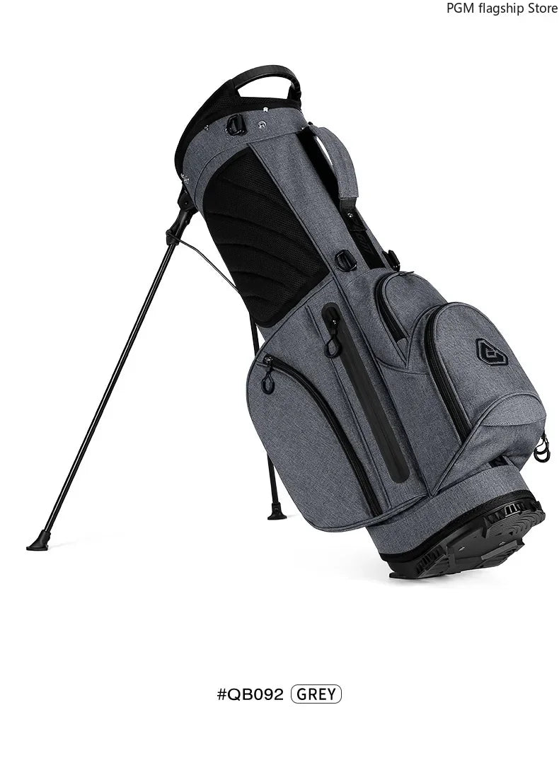 PGM Men's Golf Stand Bag, Stable Waterproof Stand Bag, Ultra-light Portable Golf Bag QB092