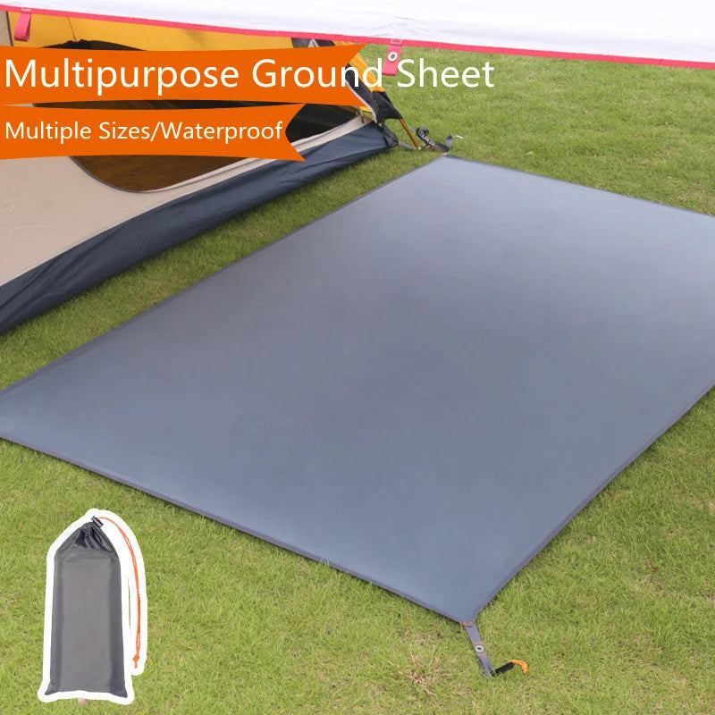 Waterproof Camping Tarp Multifunctional Tent Ground Sheet Ultralight Durable Beach Picnic Mat Multifunctional Canopy Shade Sail