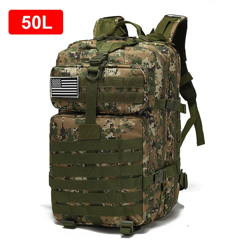 Army Tactical Backpack for Men 30L/50L Travel Camping Bag 1000D Military Hiking Supplies Sports Trekking Climbing Waterproof bag