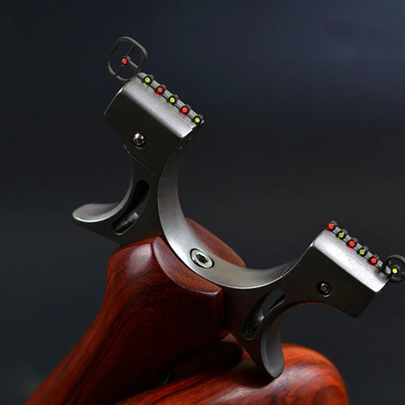 304 Stainless Steel Laser Slingsshot CNC 8020 Slingshot Outdoor Hunting Shooting Tirachinas Super Potential