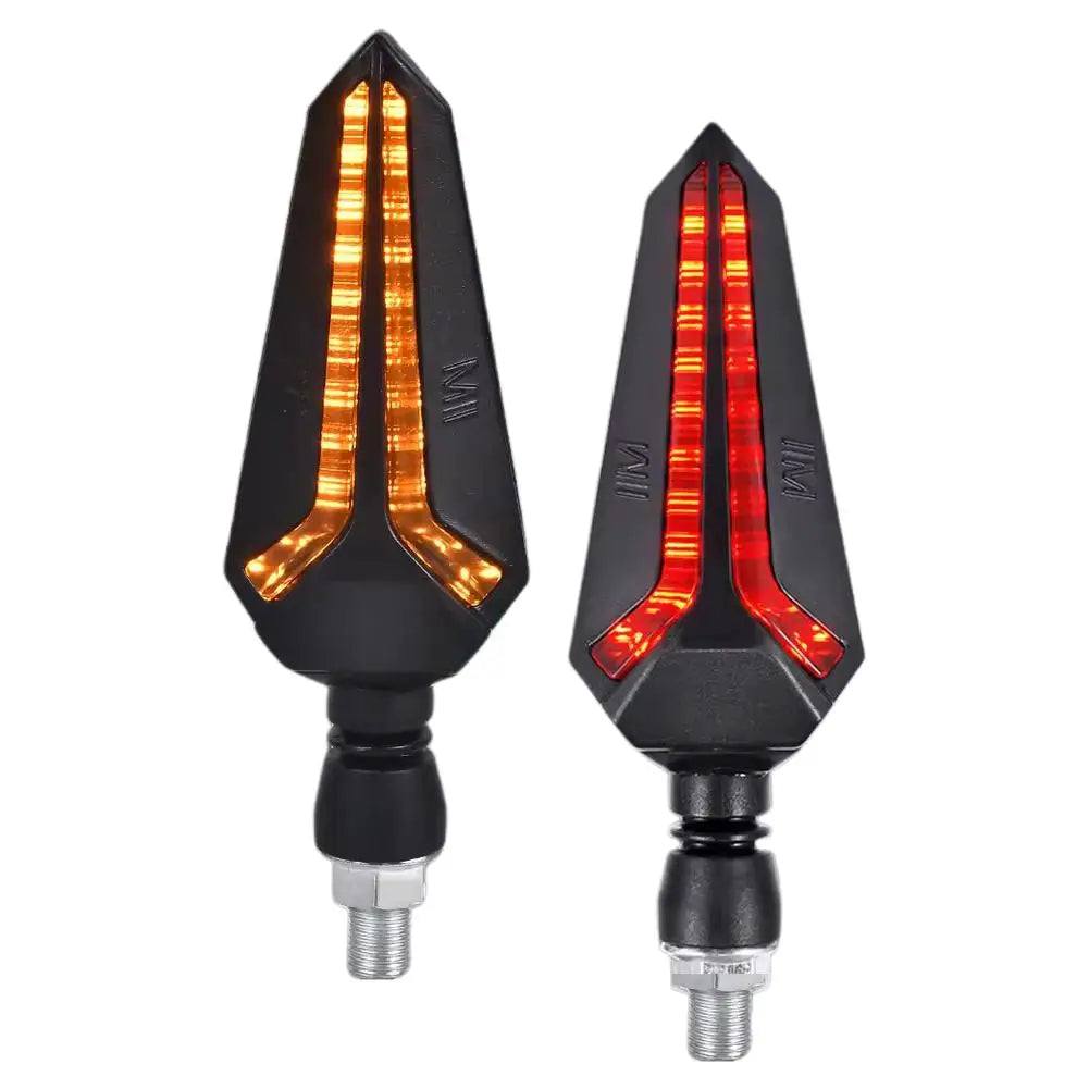 1pcs Motorcycle Solar Warning Light Car Rear Collision Flashing Prevention LED Tail Car LED Light Light Light Strobe Tail I0I1