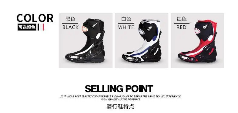 Riding Tribe Motorcycle Riding Shoes Summer Off-road Road Racing Long Boots Knight Anti-drop Motorcycle Shoes Men racing shoes