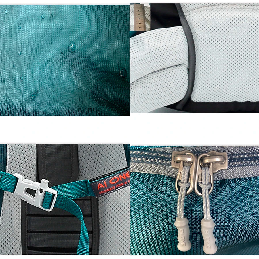 80L Travel Sports Hiking Bag Large Capacity Camping Backpack Bicycle Mochila Adjustable Molle Climbing Daypack with Rain Cover