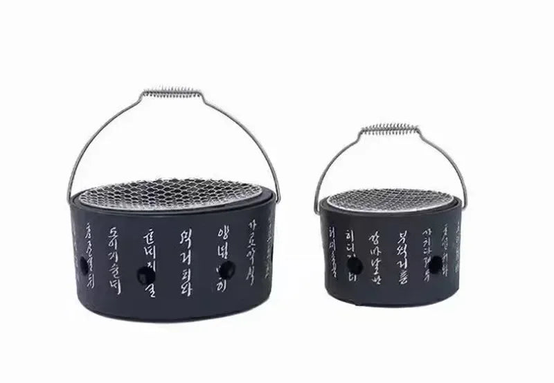 Japanese Barbecue Grill Mini Household Aluminium Alloy Charcoal Barbecue Stove Oven Accessories