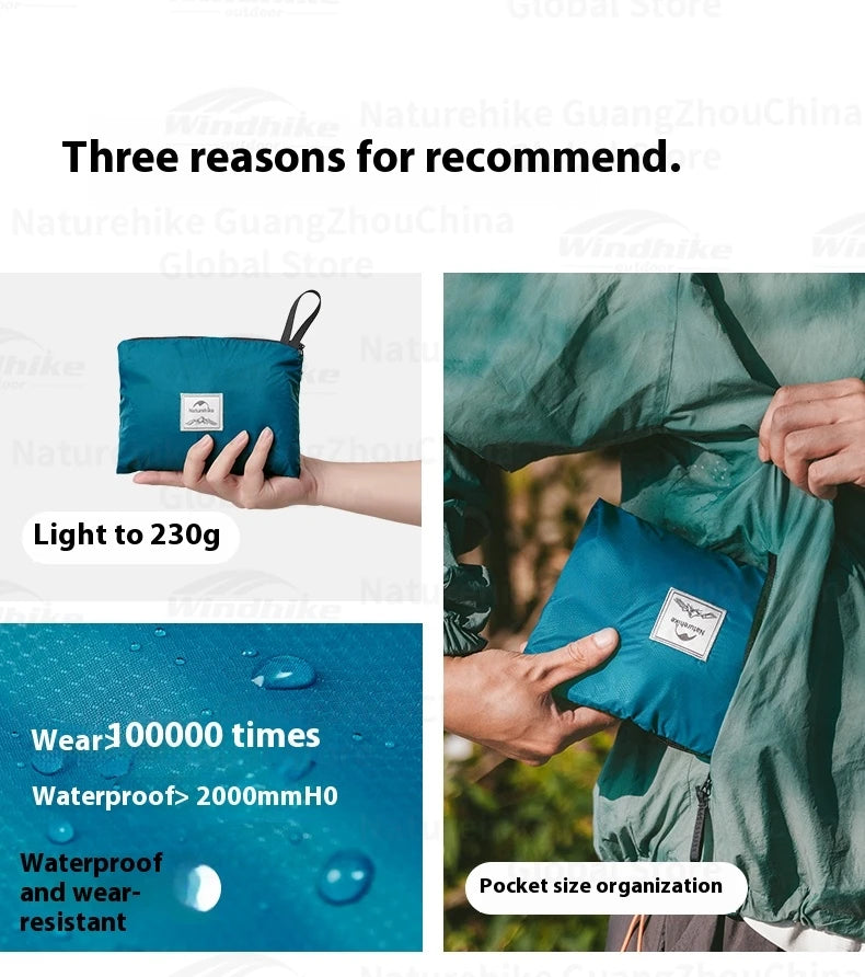 Naturehike 25L/30L Folding Backpack 30D Nylon Silicone Waterproof PU2000+ Outdoor Travel Climbing Hiking Ultralight Shoulder Bag