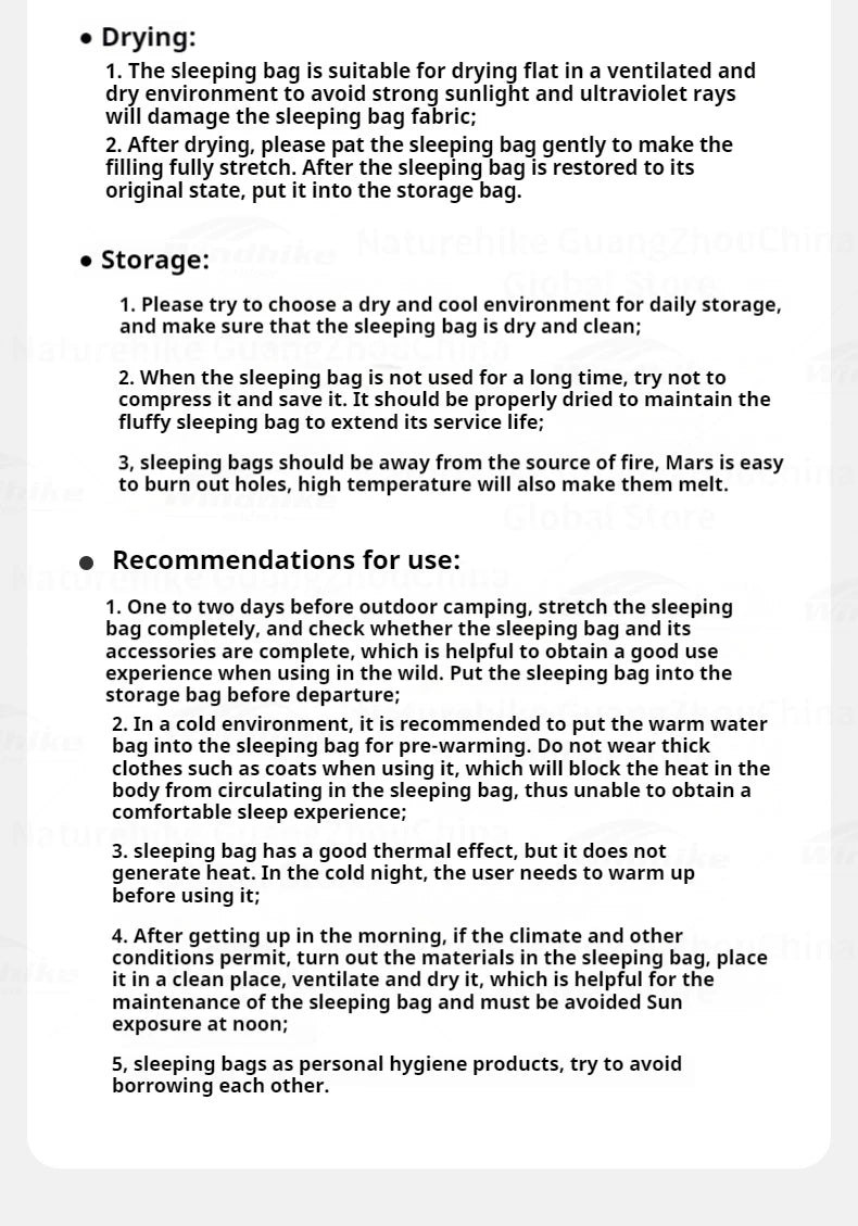 Naturehike CW400 Sleeping Bag Winter 650FP Duck Down Hooded Hiking Sleeping Bag 20D Nylon Waterproof Ultralight Envelope Warm