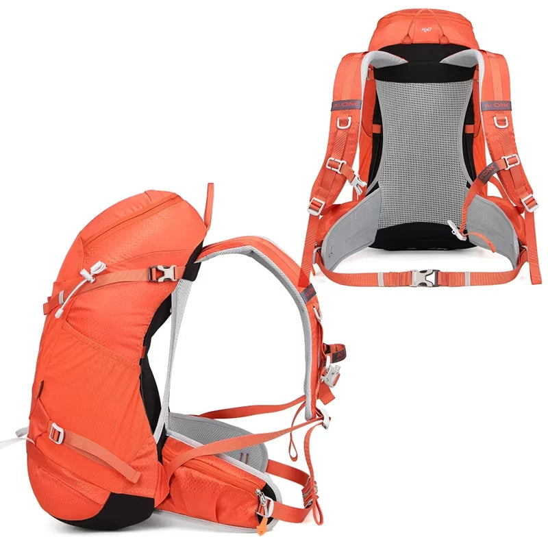 32L Large Capacity Hiking Backpack Lightweight Outdoor Climbing Bag for Men Women, Trekking Camping Mountaineering Bag Aione