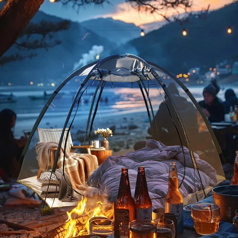 6 Person PVC Bubble Tent - Large Oversize Weather Proof Pod - Sports Tent Camping Tent - Starry Sky Tent,transparent Tent