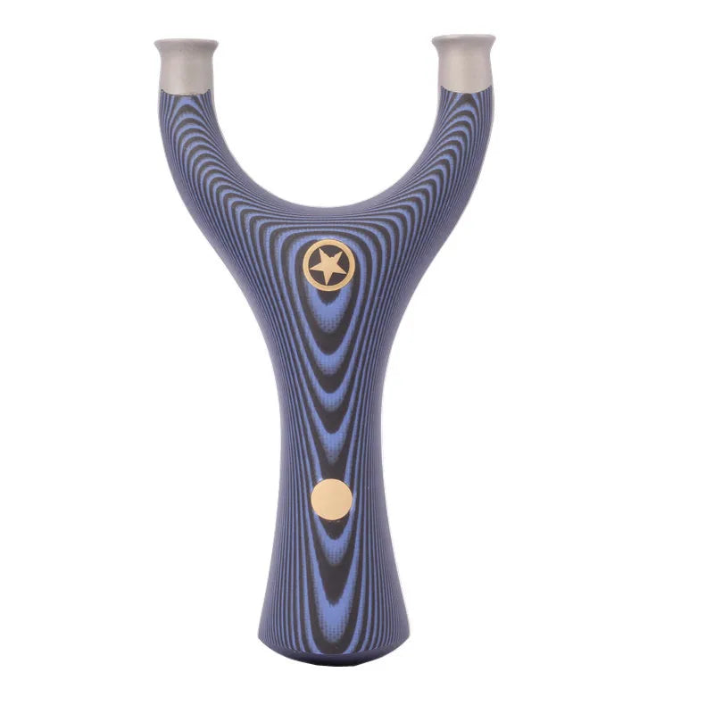 Powerful Titanium Steel + G10 Patch Slingshot Set Smooth Support Head Five-star Catapult Hunting Bow Outdoor Shooting Sport Tool