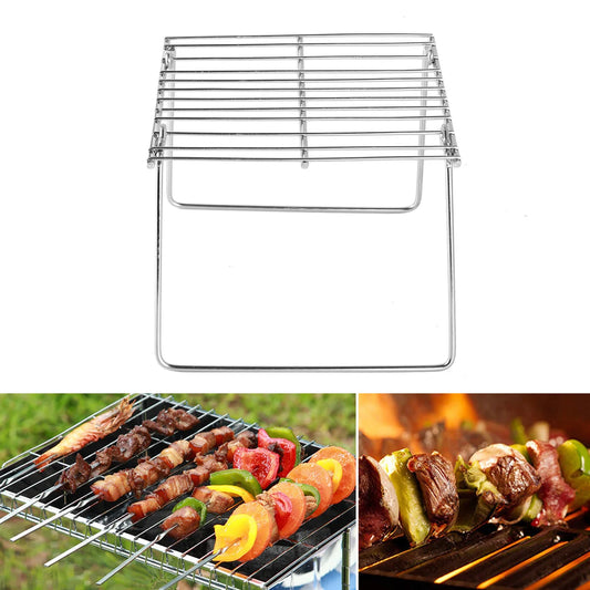 Stainless Steel Grill Grills for Park Barbecue Accessories Fold Folding Mini BBQ Tools