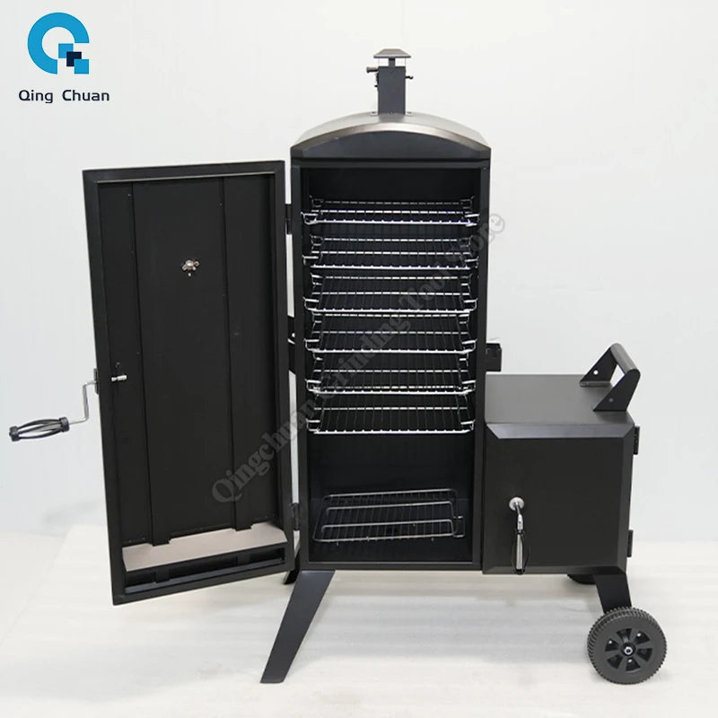 Smoker Oven Commercial Vertical Smoked Meat Rack Charcoal Smoked Barbecue Grill Smoking Machine