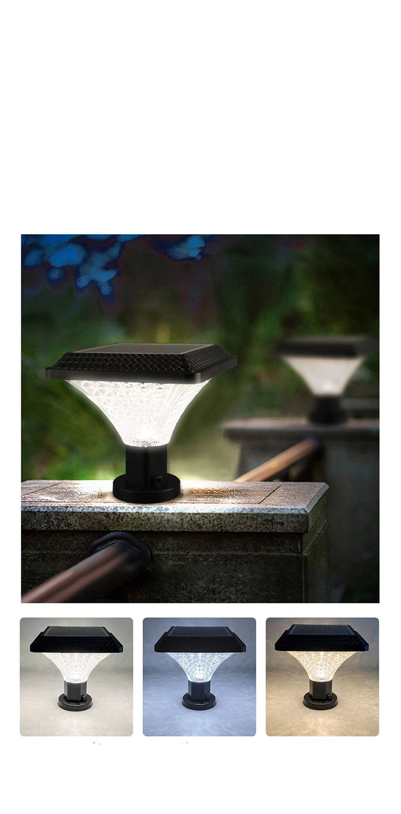 Solar Lamps Outdoor Landscape Lighting with Remote Control for Home Courtyard Balcony Garden Patio Lawn Street Party Lights