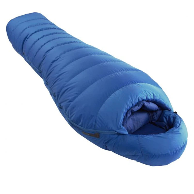 Lightweight Winter Feather Duck Down Sleeping Bag 800g Fill for Camping Hiking