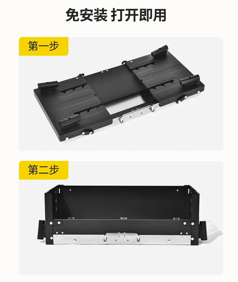 Barbecue Oven Household Outdoor Smokeless Barbecue Charcoal Courtyard BBQ Portable Barbecue Oven Supplies Tools