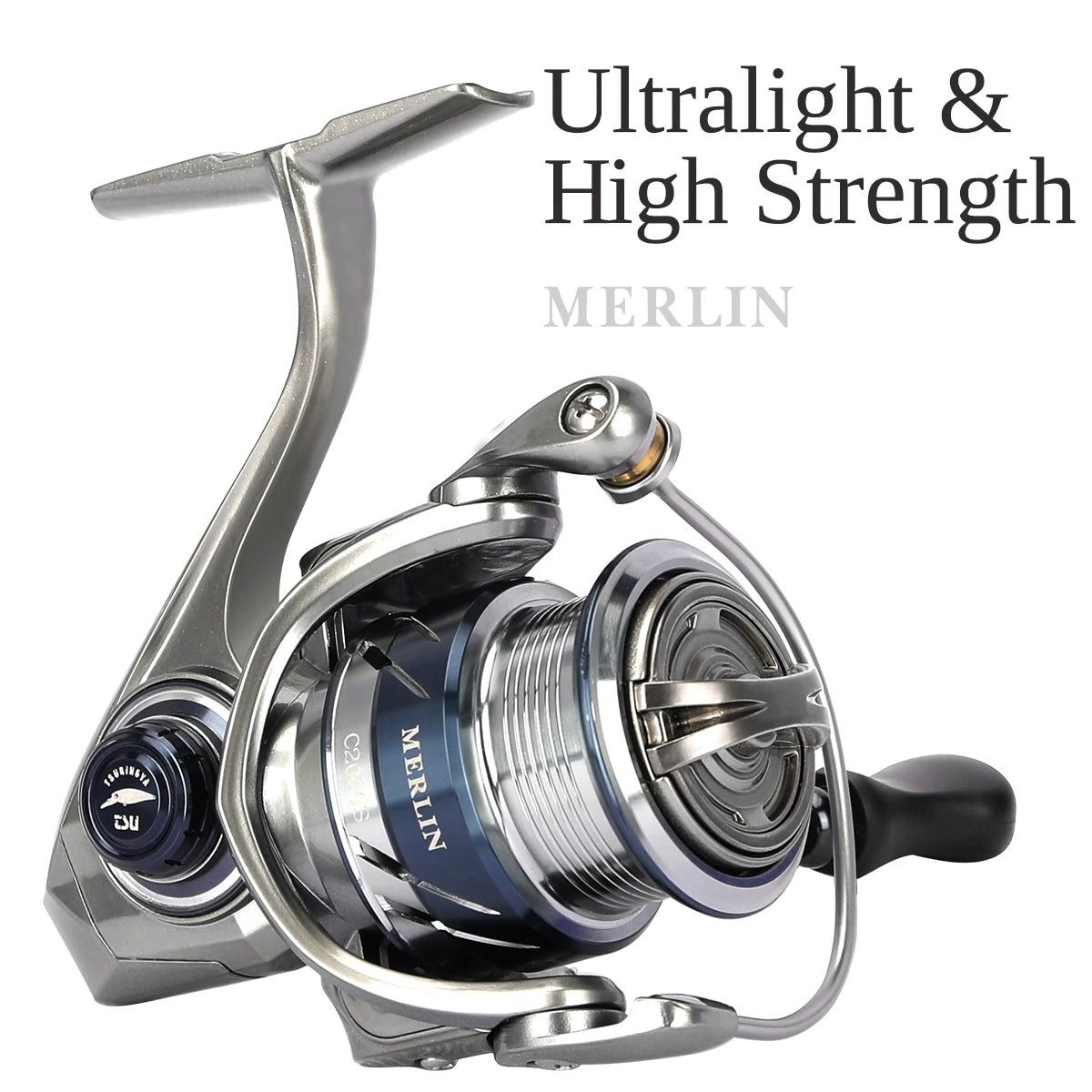 TSURINOYA METAL Spinning Fishing Reel MERLIN 1000 C2000S 165g baitcast reel  ULTRALIGHT &VERSATILE Saltwater Bass Pike Wheel