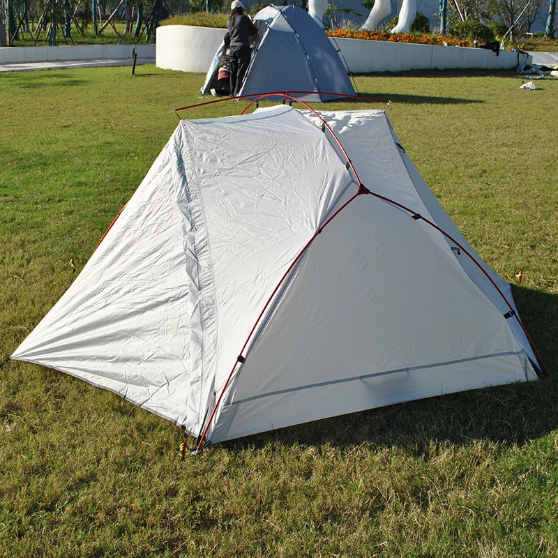 Ultralight Aluminum Poles Camping Tent for 2 Person, 4 Season, PU4000 Waterproof 210T Fabric, Easy to Set Up, Hiking Tents