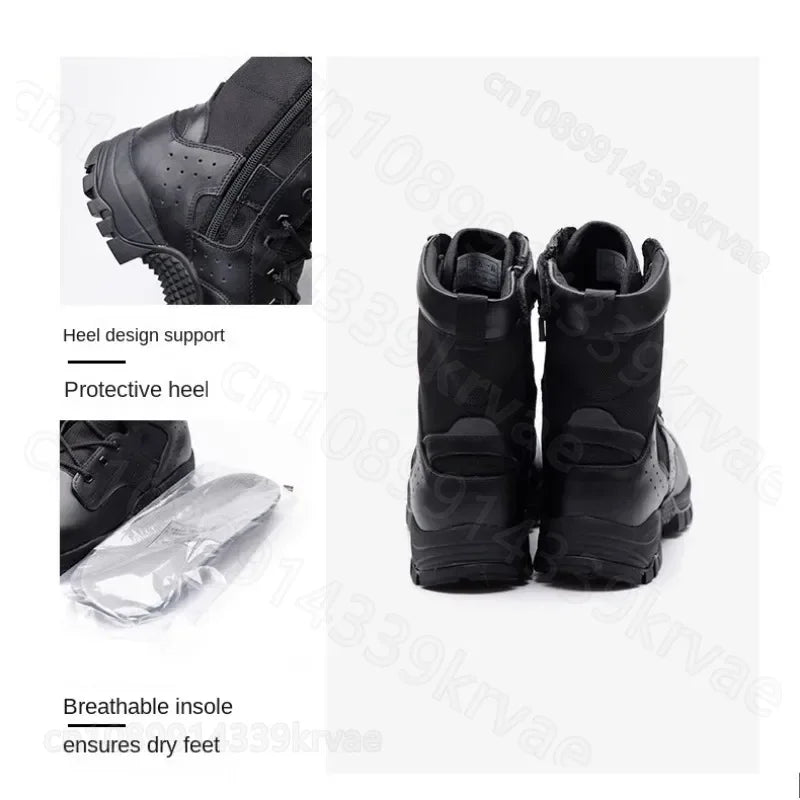 3515 Genuine Brown Boots Spring/Summer Genuine Leather Durable Off Road Mountaineering Training Desert Boots botas para moto