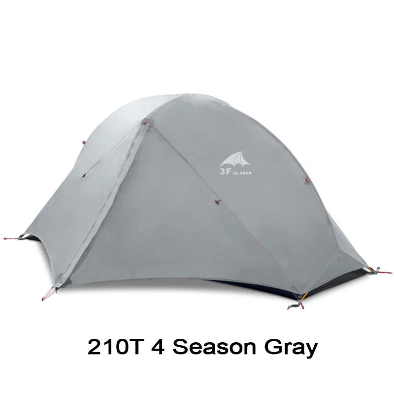 3F UL Gear Floating Cloud 1 Ultralight 3 4 Season Outdoor Camping Tent Waterproof Windproof Hiking Double Layer Tents