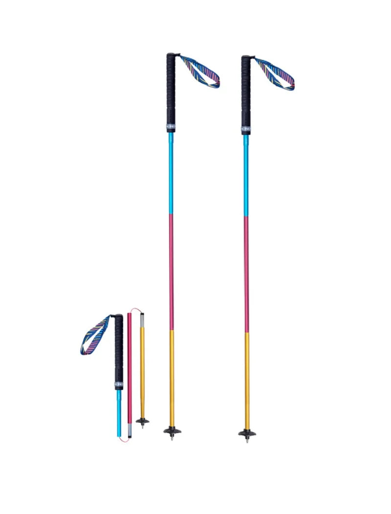 Trekking Poles Folding, Lightweight, Aluminum Hiking Poles,120cm Ultralight For Walking Running Sticks