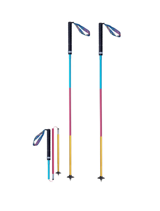 Trekking Poles Folding, Lightweight, Aluminum Hiking Poles,120cm Ultralight For Walking Running Sticks