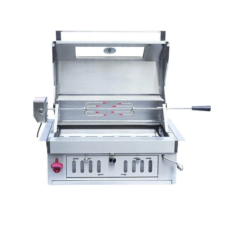 New Arrival Outdoor Party Professional Stainless Steel Built-In BBQ Charcoal Grill