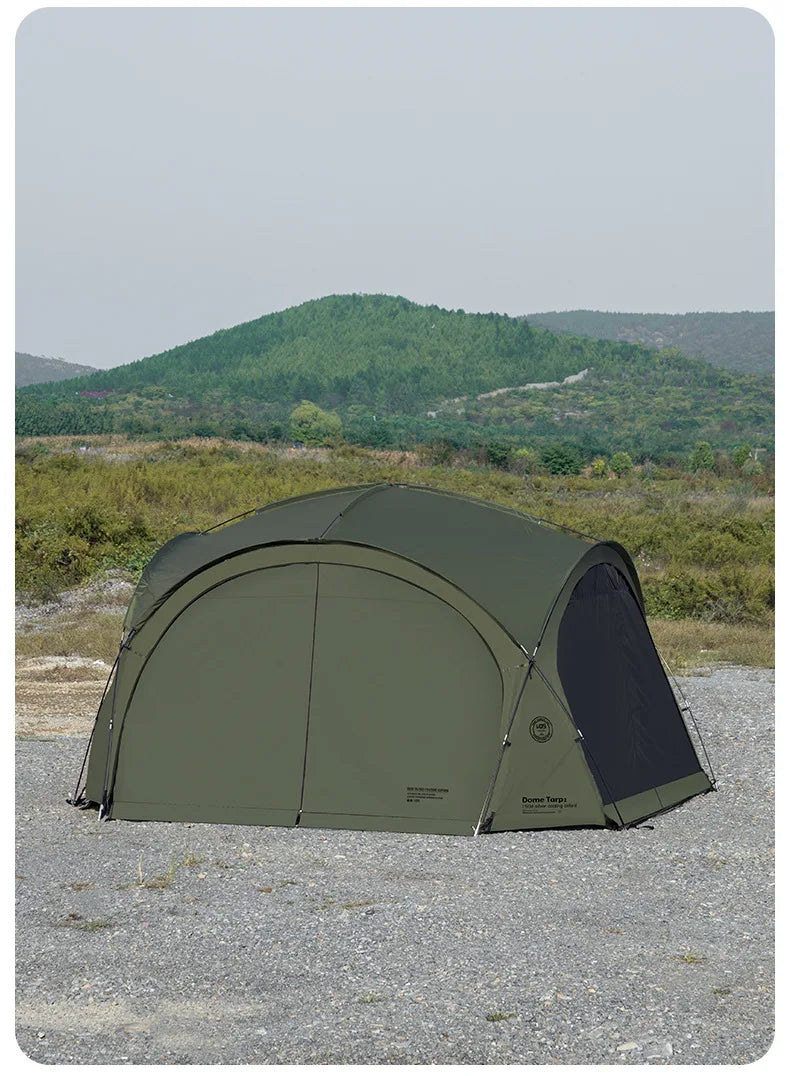 Mountain Fun Tent Outdoor Dome Canopy Oversized Awning Sun Protection Camping Equipment Camping Windproof Can Expand The Dome