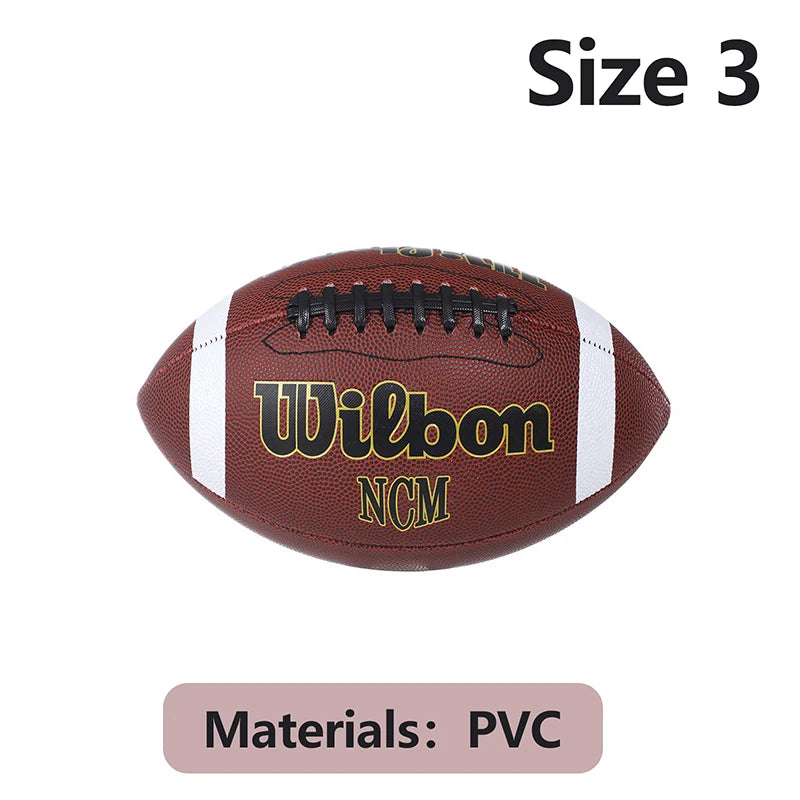 Standard Rugby Ball American Football Soccer Association Football Size 3 6 9 Sports Football Adult Kid Training Game Supplies